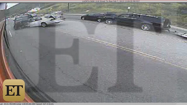 Caitlyn Jenner Fatal Car Crash Surveillance Footage in Photos