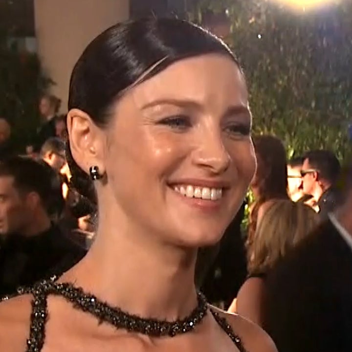 Caitriona Balfe Gives Shout Out to 'Outlander' Fans at 2018 Golden Globes (Exclusive)