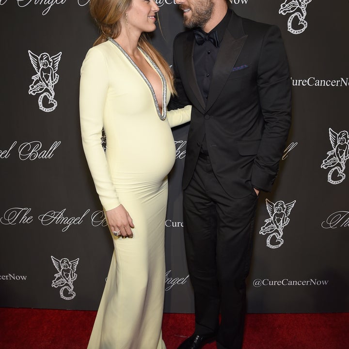 blake lively pregnant blue dress 260 Maternity Trends ideas