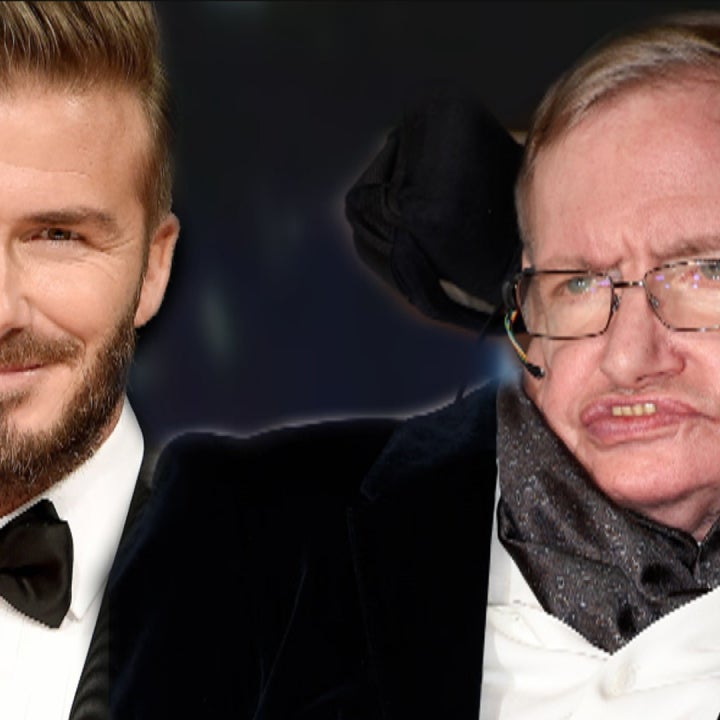 Stephen Hawking Jokes That He's Always Compared to David Beckham