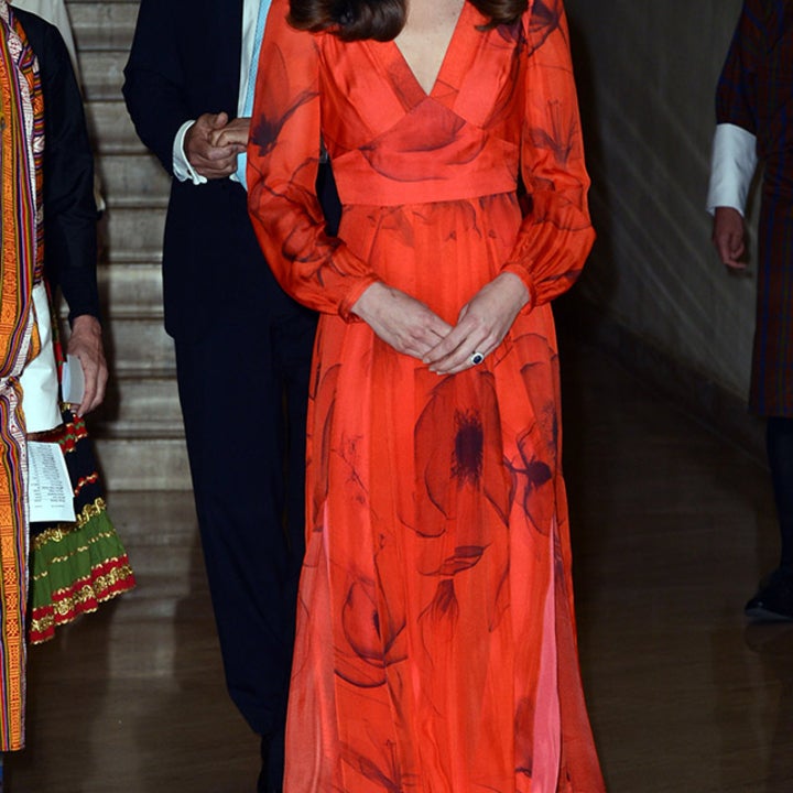 Kate Middleton Is Gorgeous in Stunning Orange Dress to Celebrate Last Night  of Bhutan Tour -- Find Out Its Spe | Entertainment Tonight
