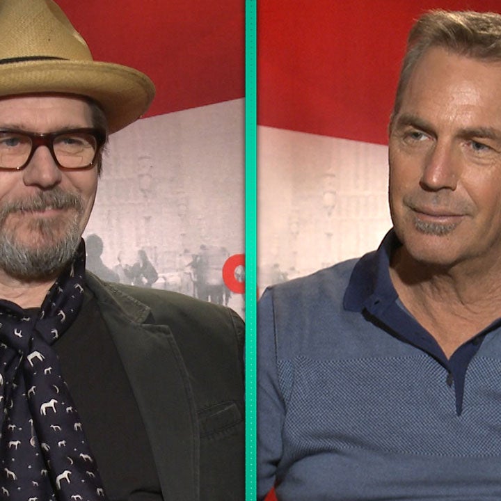 EXCLUSIVE: Kevin Costner & Gary Oldman Talk Mini 'JFK' Reunion on the Set of 'Criminal'