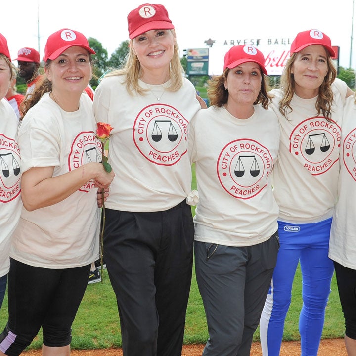 'League of Their Own' Cast Reunites on the Baseball Field After 24 Years