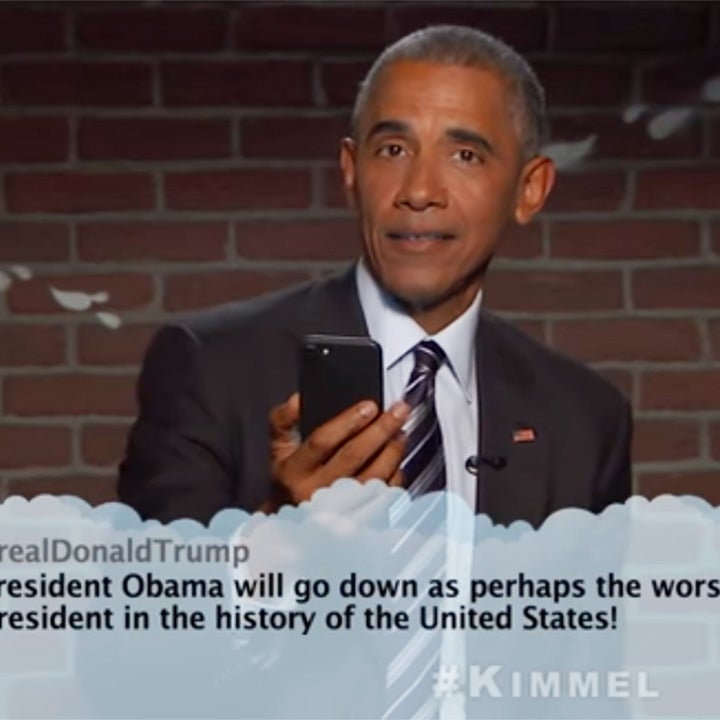 WATCH: Barack Obama Slams Donald Trump in Celebrity Mean Tweets on 'Jimmy Kimmel Live': Watch!