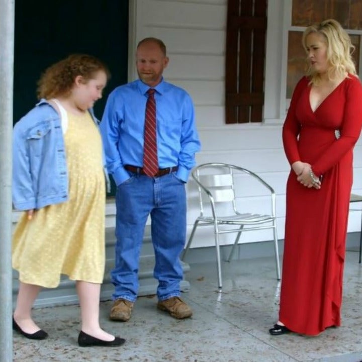 mama june in a red dress From 460 pounds to a size 4 dress  Mama June Shannon's weight-loss journey  was nothing short of dramatic. Documented on Mama June: From Not to Hot,  she lost over 300 pounds
