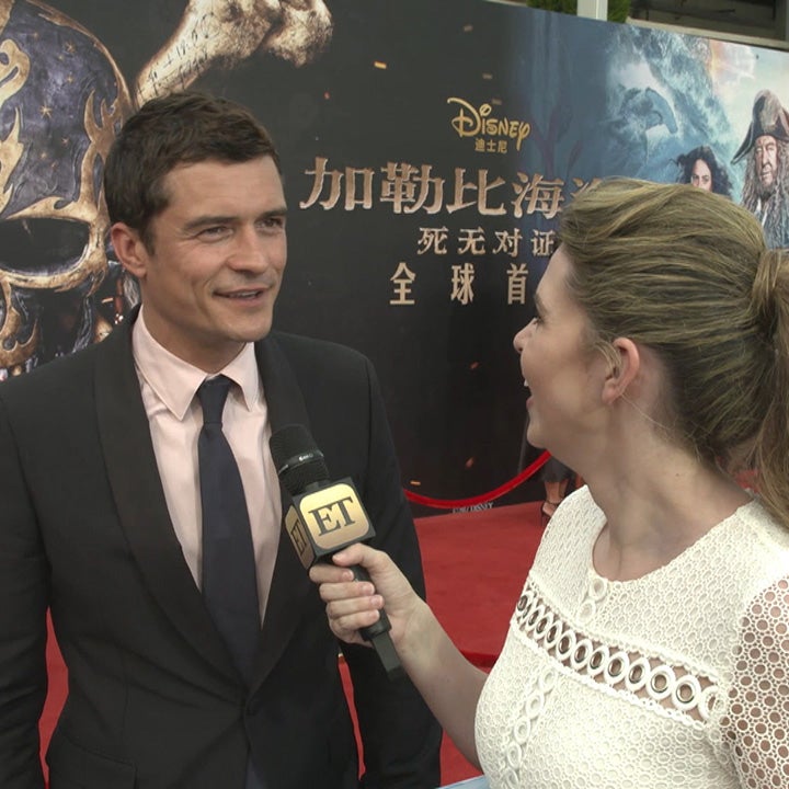 WATCH: Orlando Bloom Says Son Flynn 'Loves Pirates': 'This Is a Franchise I'm So Proud to Be a Part Of'