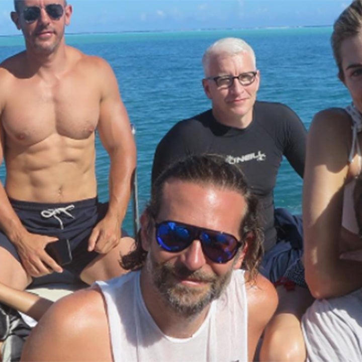 Bradley Cooper and Irina Shayk Vacation With Allison Williams, Anderson Cooper, and More in Rare Glam Pic!