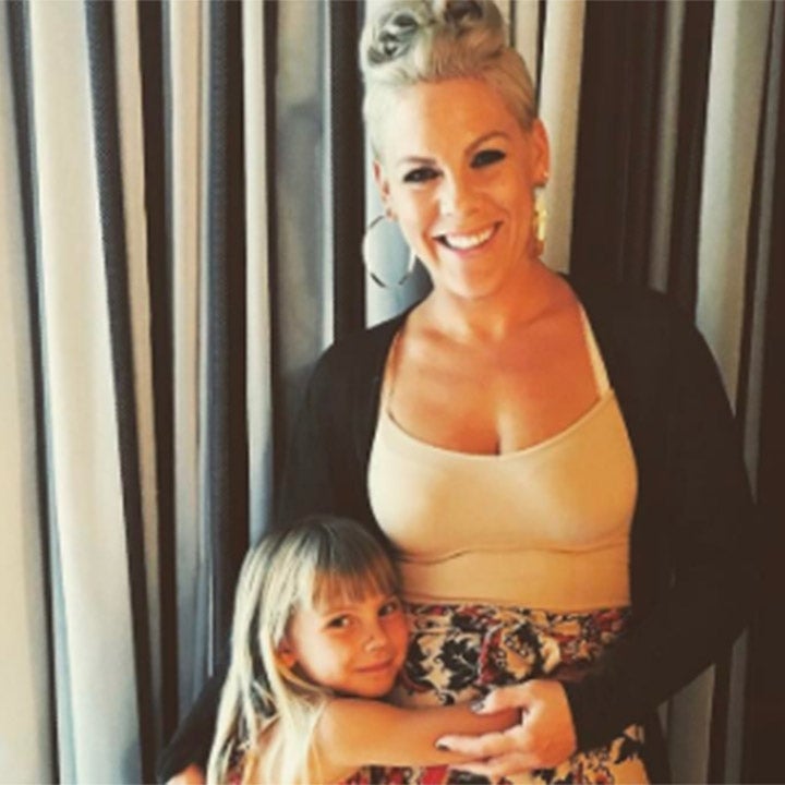 Pink and Willow Match in Adorable Mother-Daughter Pic: 'I Love That She Will Still Let Me Do This'