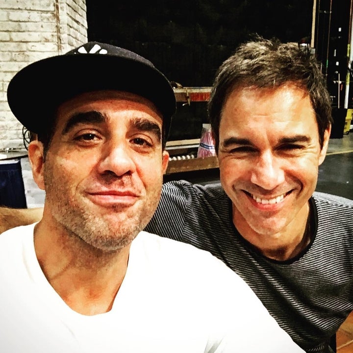 Bobby Cannavale Reunites With Eric McCormack on 'Will & Grace' Set -- See the Pics!
