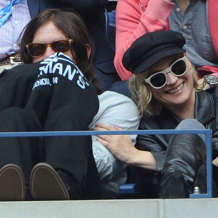 Diane Kruger Cozies Up to Norman Reedus, Takes Silly Selfies at the US Open: Pics!