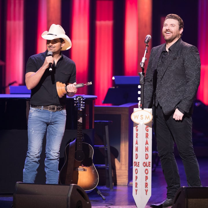 Brad Paisley Adorably Teases Chris Young Ahead of Grand Ole Opry Induction -- Go Behind the Scenes (Exclusive)