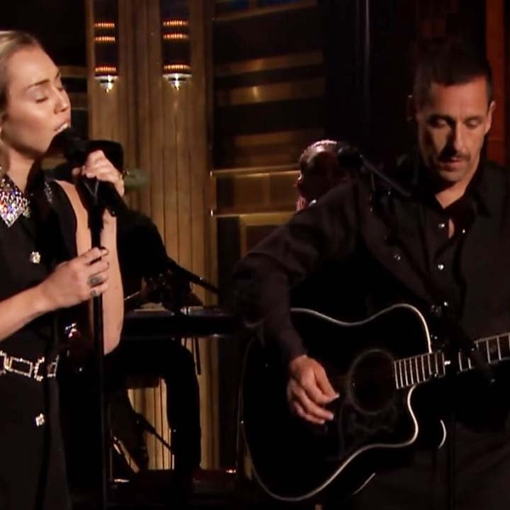 Miley Cyrus and Adam Sandler Open 'The Tonight Show' With Musical Tribute to Las Vegas Victims