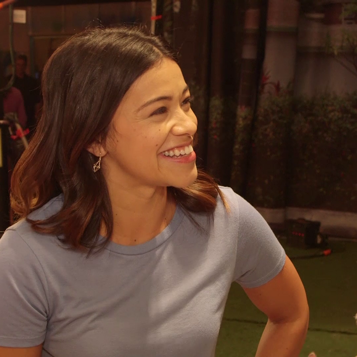 WATCH: 'Jane The Virgin's Gina Rodriguez & Jaime Camil Take ET Behind the Scenes in New 'Let's Get Crafty'