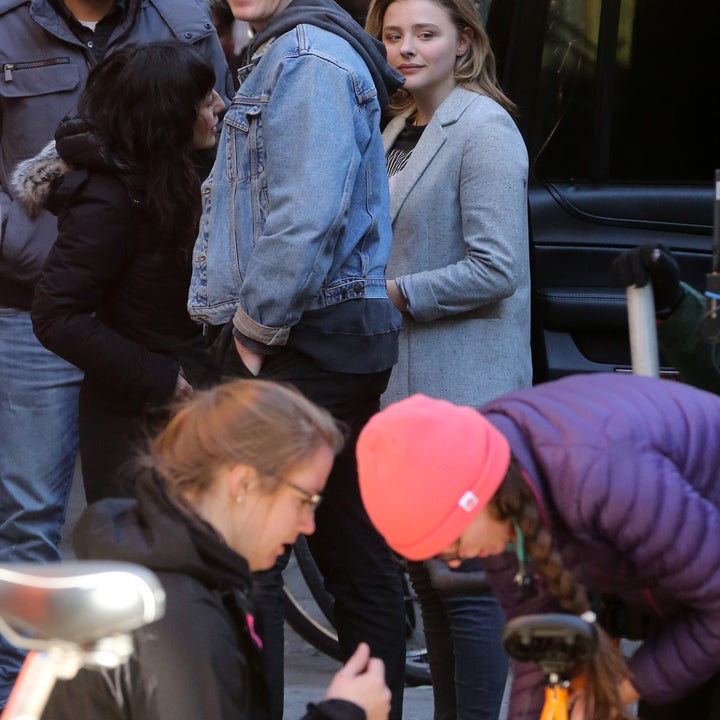 Brooklyn Beckham Visits Girlfriend Chloe Grace Moretz on Set -- See the  Pics!
