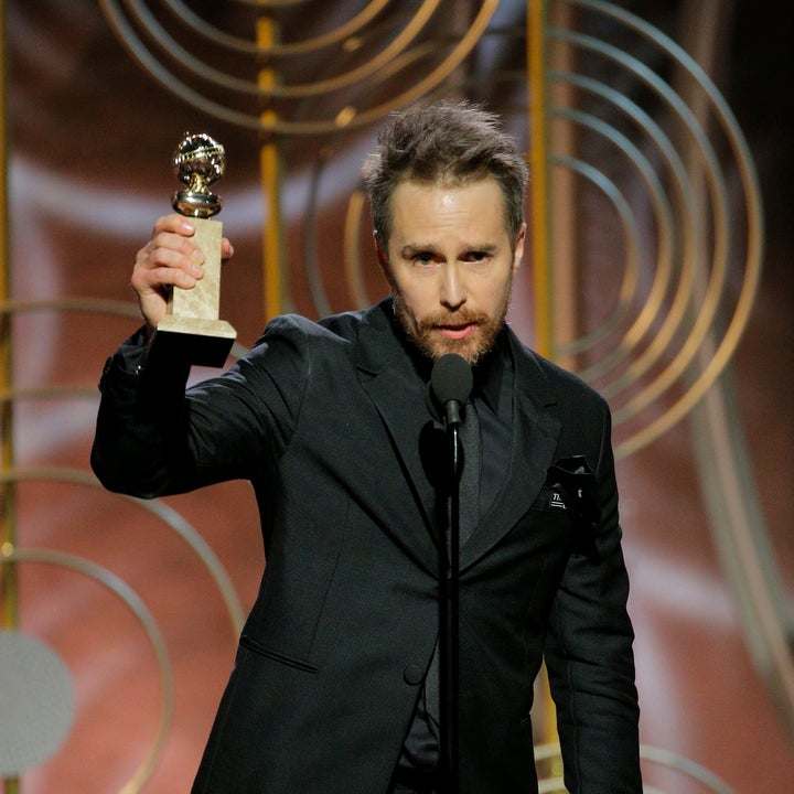Sam Rockwell Praises Co-Star Frances McDormand as 'A Force of Nature' in Golden Globes Acceptance Speech