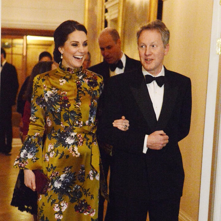 Pregnant Kate Middleton Stuns in Gorgeous Yellow Gown at Black-Tie Dinner Party: Pics!