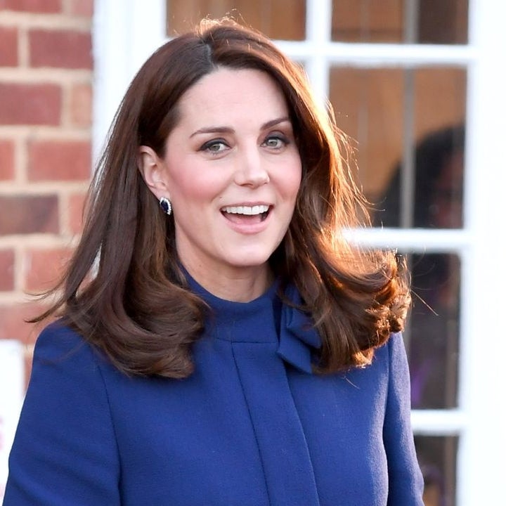 Pregnant Kate Middleton Can't Stop Rocking Blue -- Is She Hinting at the Gender of Baby No. 3?
