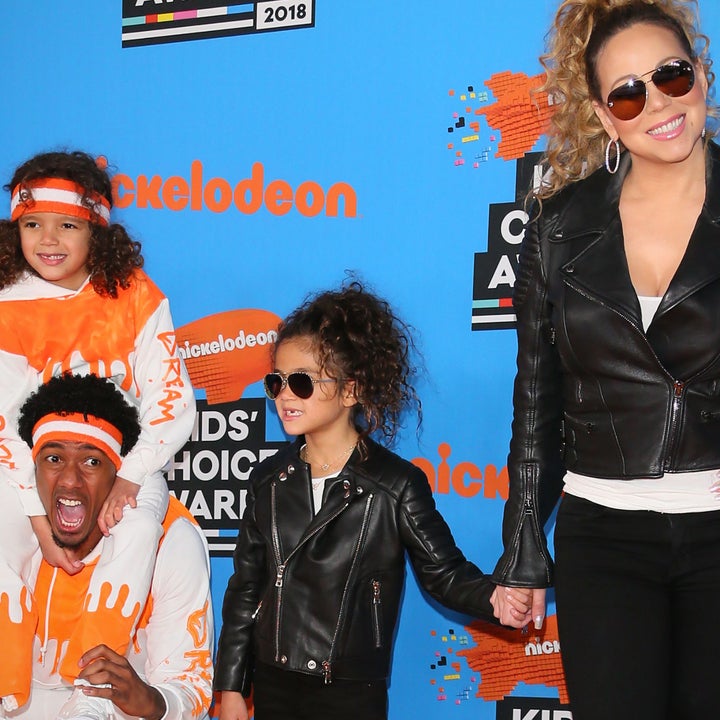 Mariah Carey and Nick Cannon Make Joint Appearance at the 2018 Kids' Choice Awards With Dem Babies! 