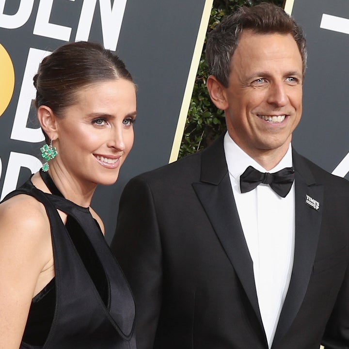 Seth Meyers Jokes About 'How Little' His Wife Does as a Mom in Tribute