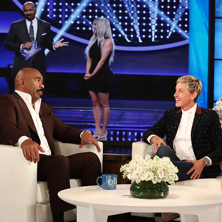 Steve Harvey Talks Kardashians' ‘Family Feud’ Episode: ‘Kim Didn’t Know Nothing’