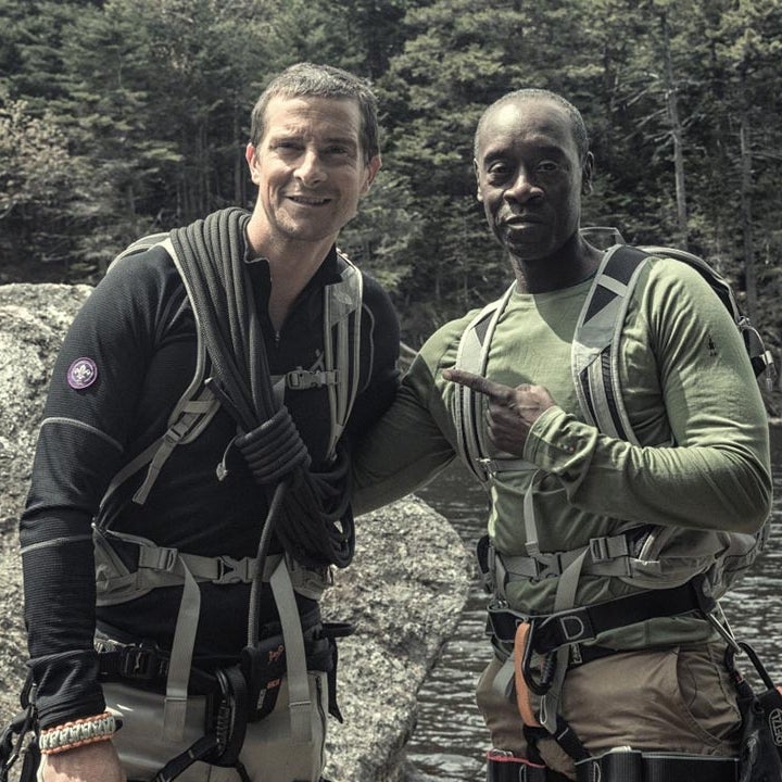First Look: Don Cheadle Faces His Fear of Heights With Bear Grylls (Exclusive)