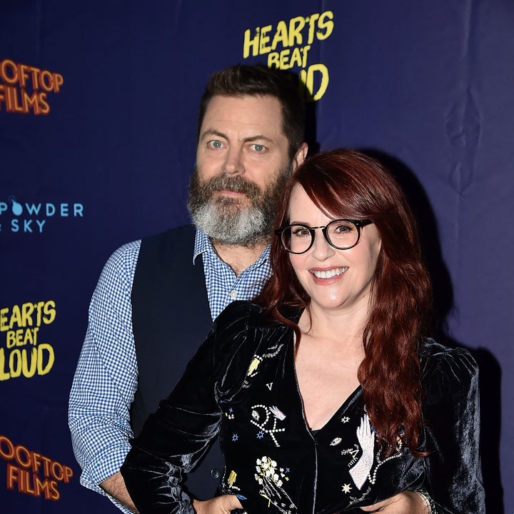 Nick Offerman and Wife Megan Mullally Have Both Kissed Rob Lowe