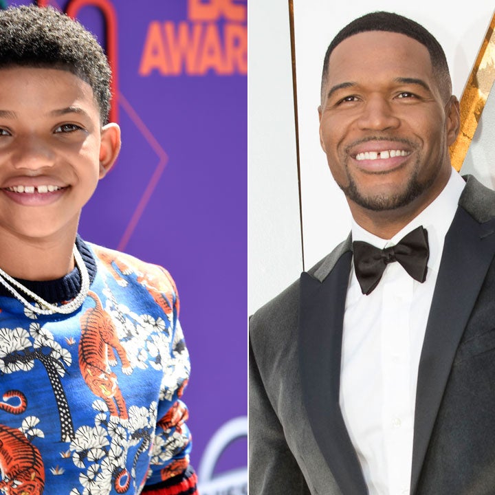 Michael Strahan Calls Lonnie Chavis His 'Inspiration' After 'This Is Us' Star Defends the Gap in His Teeth