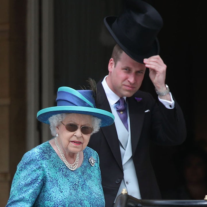 Prince William Rocks Epic Top Hat at Garden Party With Queen Elizabeth