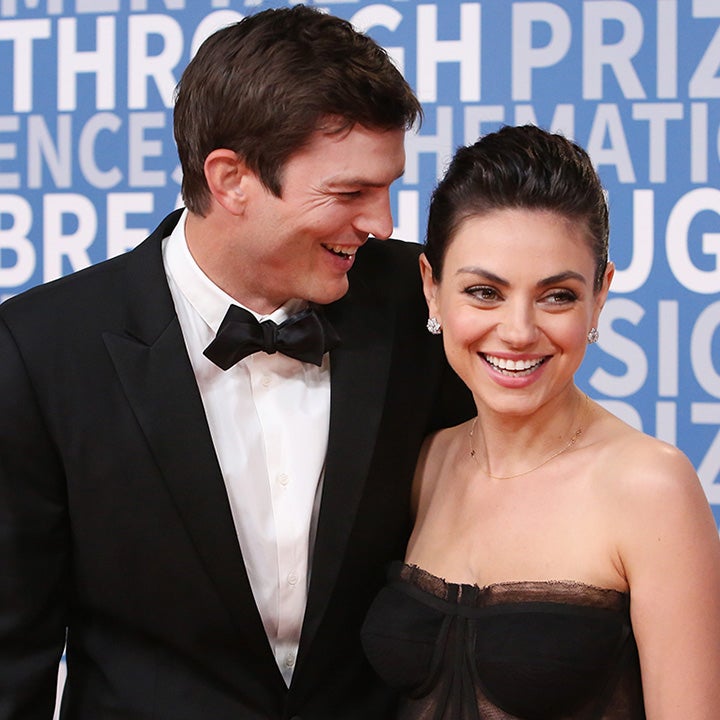 Ashton Kutcher and Mila Kunis Joke About Their Relationship Ending to Mock Tabloid Report Claiming They Split
