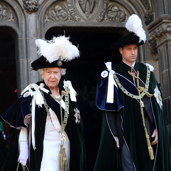 Queen Elizabeth and Prince William Wear Their Most Regal Ensembles