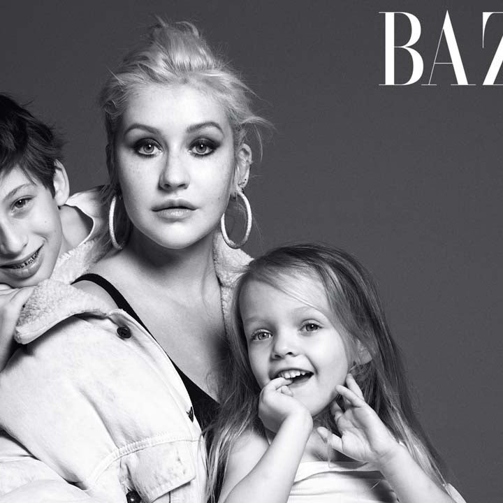Kanye West, Mariah Carey and Christina Aguilera Pose With Their Kids For 'Harper's Bazaar' -- See the Pics!
