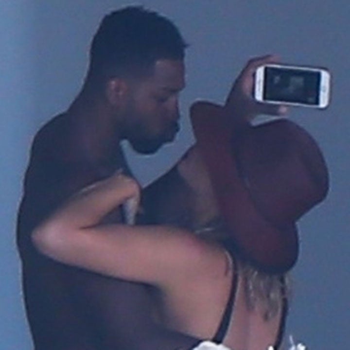 Khloe Kardashian Kisses Tristan Thompson on Romantic Vacation With Kendall Jenner and Ben Simmons