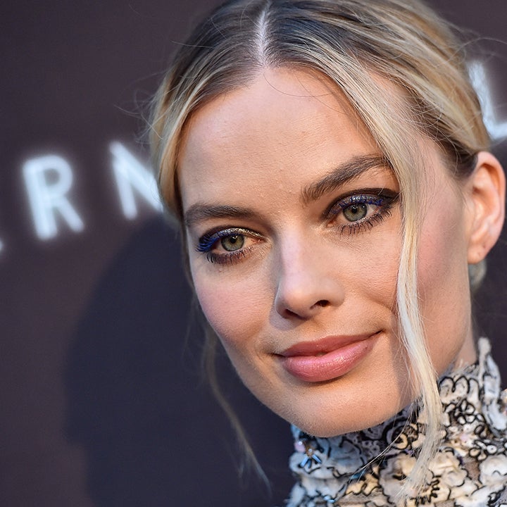 Margot Robbie Sports Faux Baby Bump While Portraying Sharon Tate On Set of 'Once Upon a Time in Hollywood'