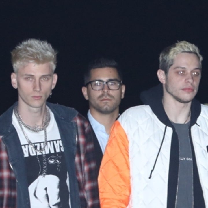 Pete Davidson Hangs Out With Machine Gun Kelly After Ariana Grande Split