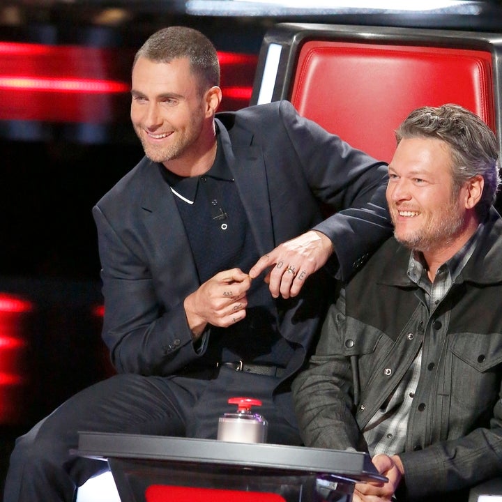 'The Voice': Blake Shelton Kisses Adam Levine After Rare Endorsement