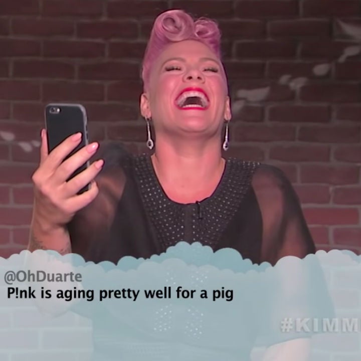 Pink, Gwen Stefani, Miley Cyrus and More Have Great Responses to Reading Mean Tweets