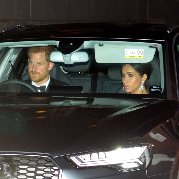 Meghan Markle, Prince Harry, Kate Middleton & Prince William Arrive to Prince Charles' 70th Birthday Party