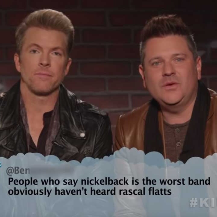 Luke Combs, Rascal Flatts & More Country Stars Get a Kick Out of Reading 'Mean Tweets'