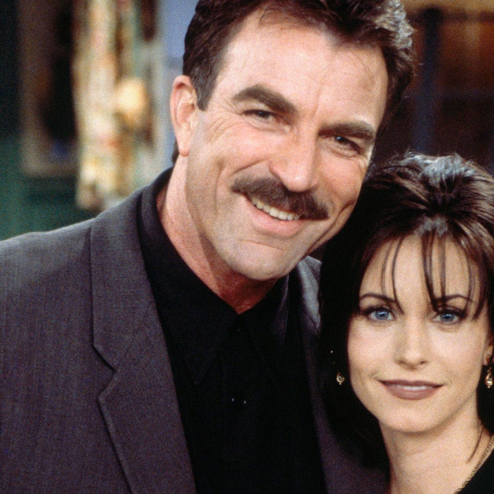 Courteney Cox and Tom Selleck Have a 'Friends' Reunion -- Watch!