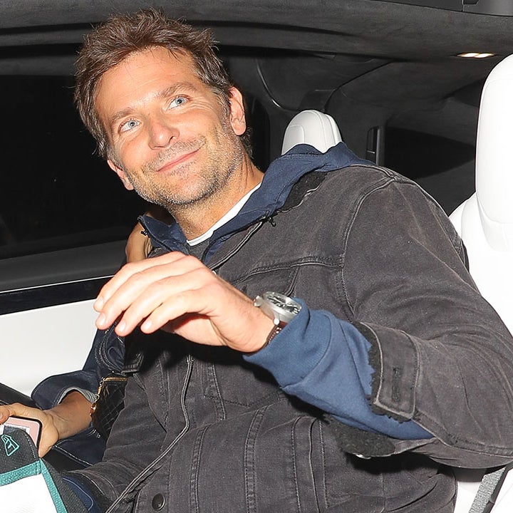 Bradley Cooper Shows Up to Support Irina Shayk at Versace Fashion Show