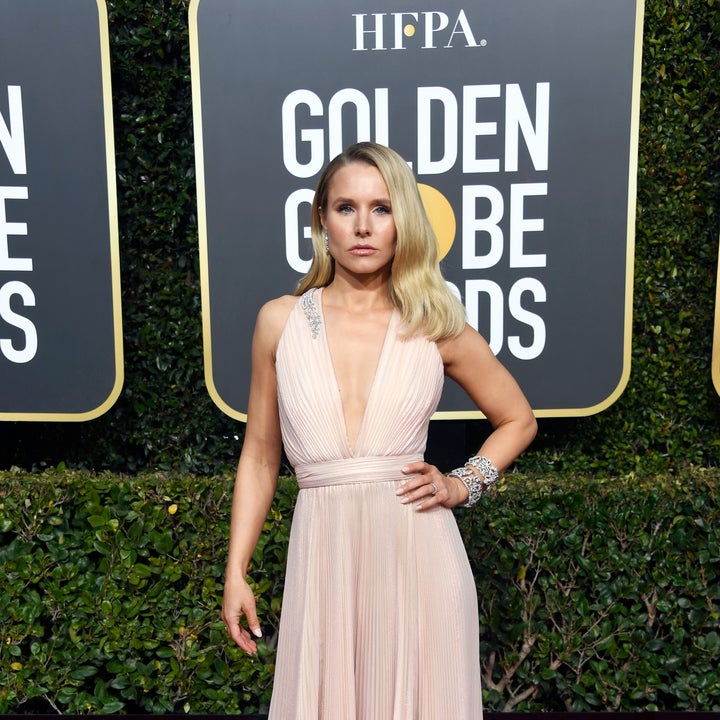 kristen bell golden globes dress Princess Sparkly Sweetheart Prom Dresses With 3d Flowers, Pink Quincea –  Demodresses