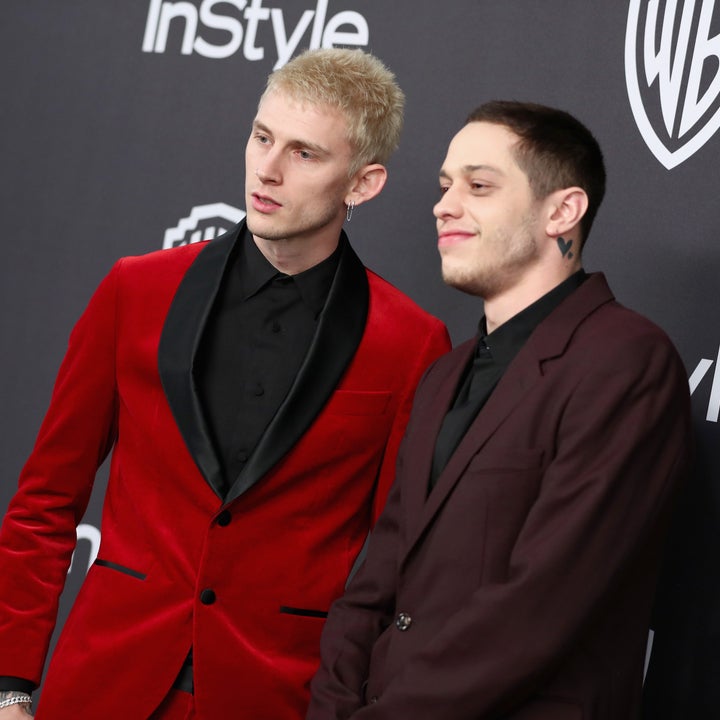 Pete Davidson Mingles With Celebs at Golden Globes After-Parties Alongside Machine Gun Kelly