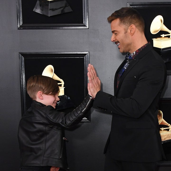Ricky Martin Showing His Son Around the 2019 GRAMMYs Is the Cutest Thing on the Red Carpet