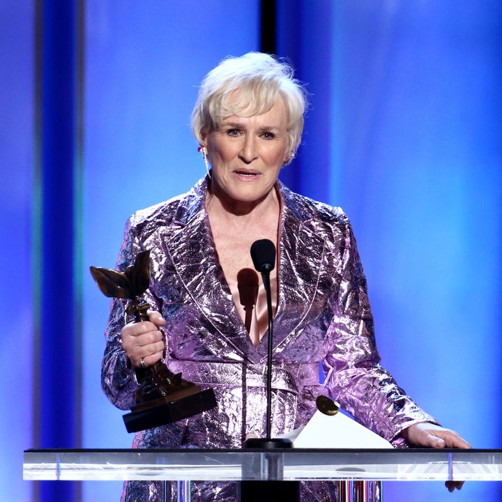 Glenn Close Brings Her Dog on Stage as She Wins Best Actress Independent Spirit Award Ahead of Oscars