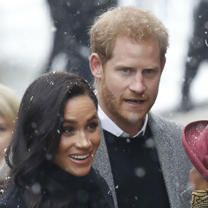 Meghan Markle and Prince Harry Brave the Snowy Weather for Bristol Visit 