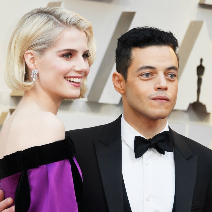 Rami Malek Adorably Gushes Over Girlfriend Lucy Boynton at 2019 Oscars (Exclusive)