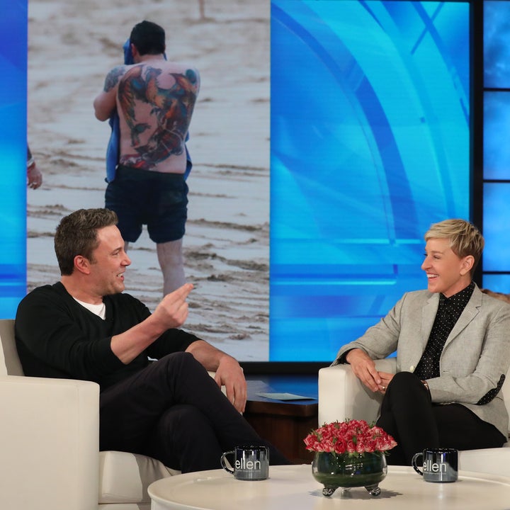 Ben Affleck Defends His Giant Back Tattoo