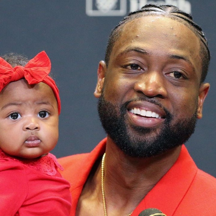 Dwyane Wade and Gabrielle Union's Daughter Steal the Show at His Last Home Game