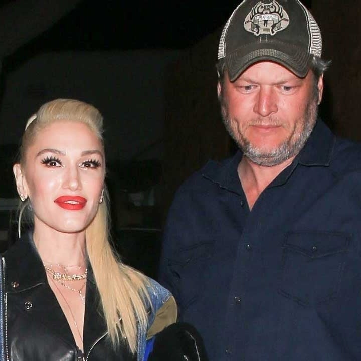 Gwen Stefani and Blake Shelton Have a Date Night in Hollywood -- and Luke Bryan Tags Along