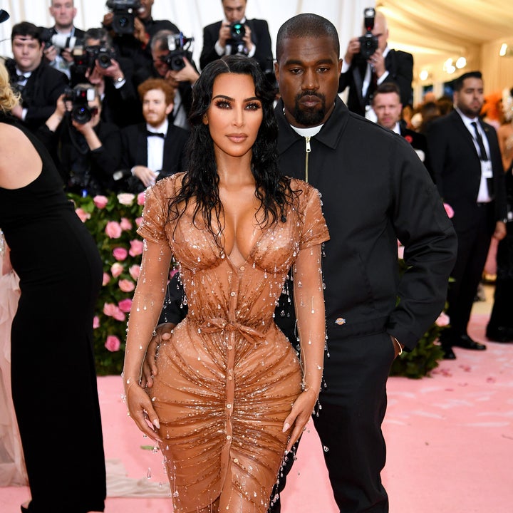 Kim Kardashian Wears Body-Hugging Nude Look at Met Gala 2019